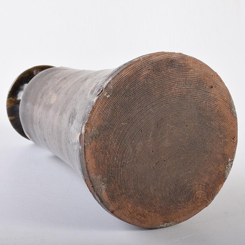 瀬戸焼 古瀬戸 織部 筒瓶 花瓶 時代箱 V R7607