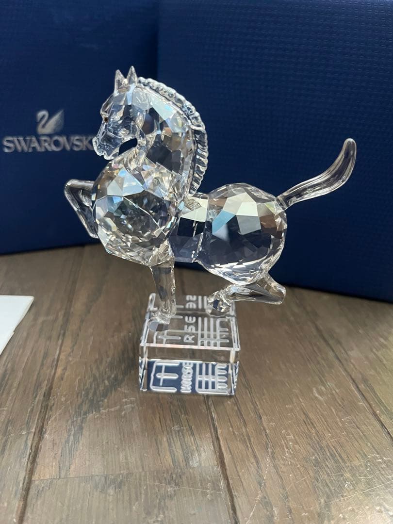 廃盤】スワロフスキー クリスタル 馬 『Chinese Zodiac』 - メルカリ