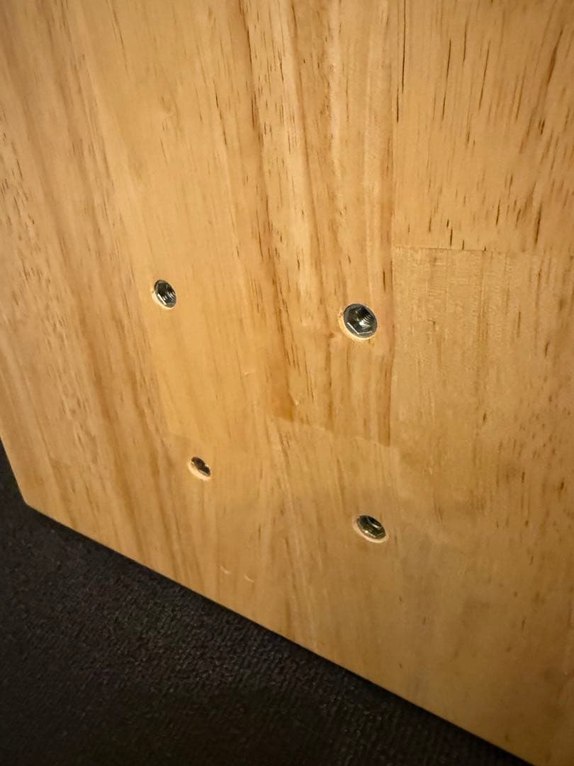 Kanademono ラバーウッドデスク180x80 白脚