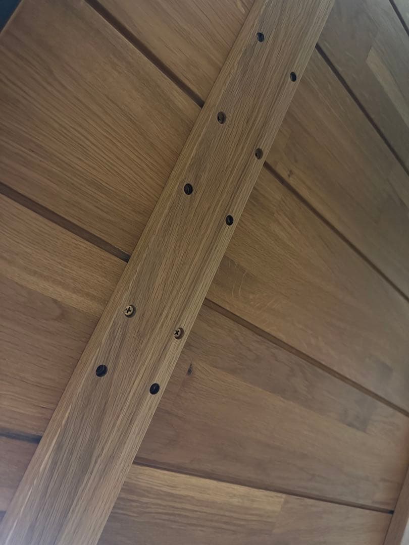 ダイニングテーブル 180×90cm 高さ72cmアイアン脚 4～6人用