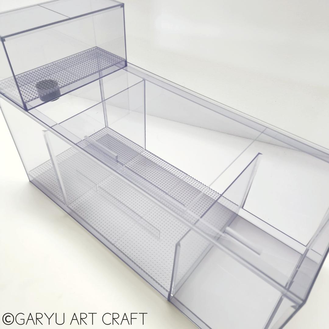 □国産3層式濾過槽□750×300×300h□オーバーフロー水槽