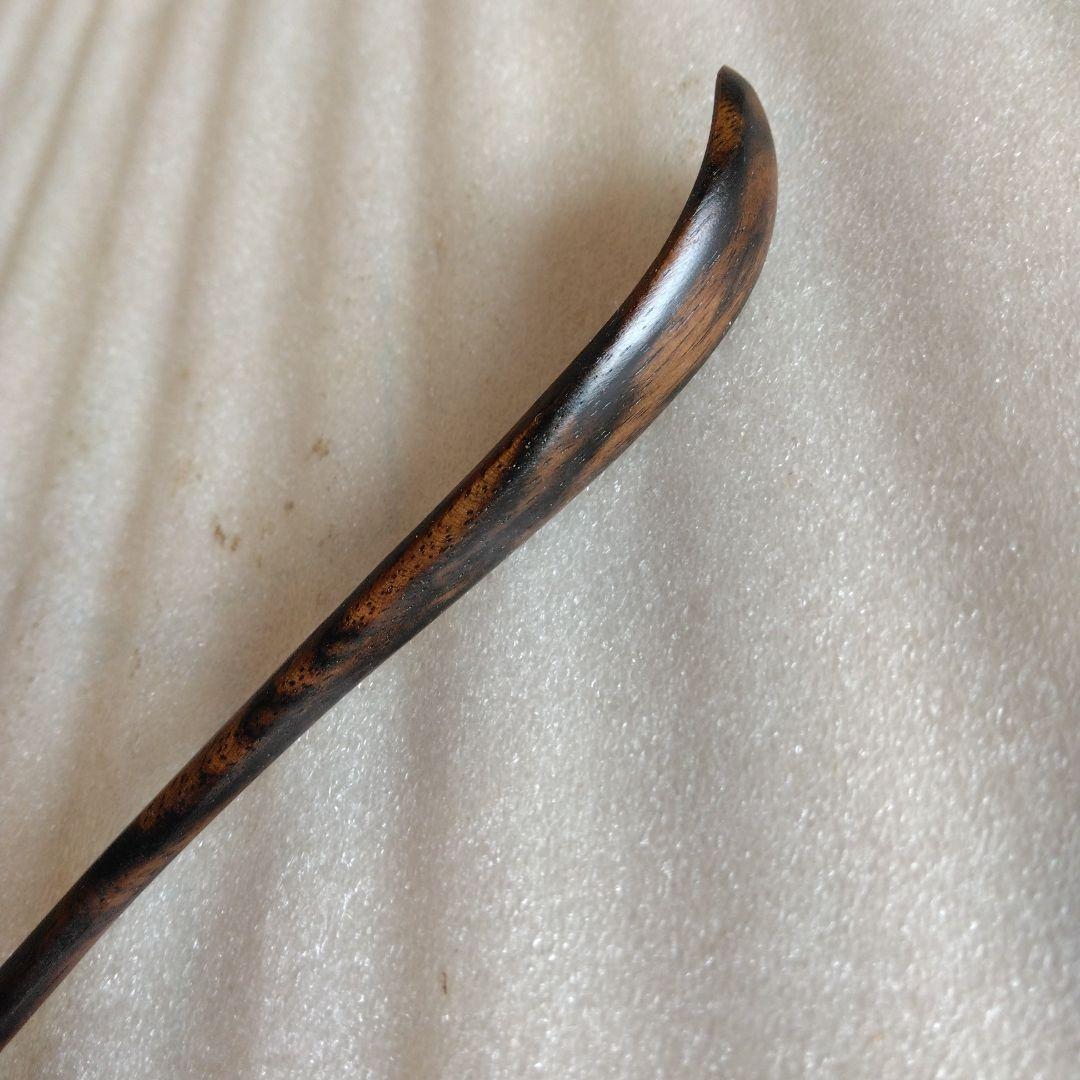 茶道具 黒柿茶杓