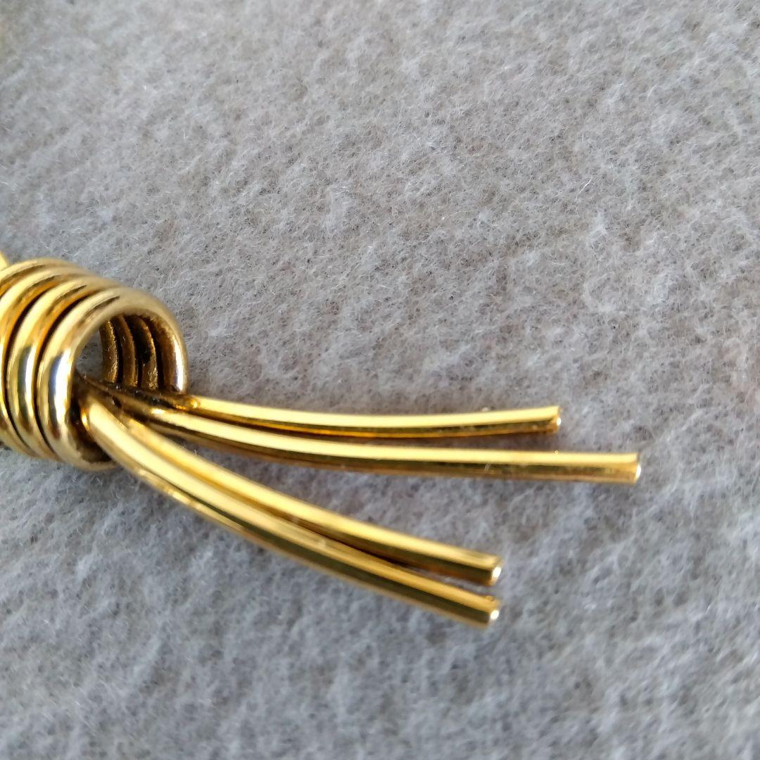 未使用】KENZO 小麦の穂 4本のブローチ ゴールド