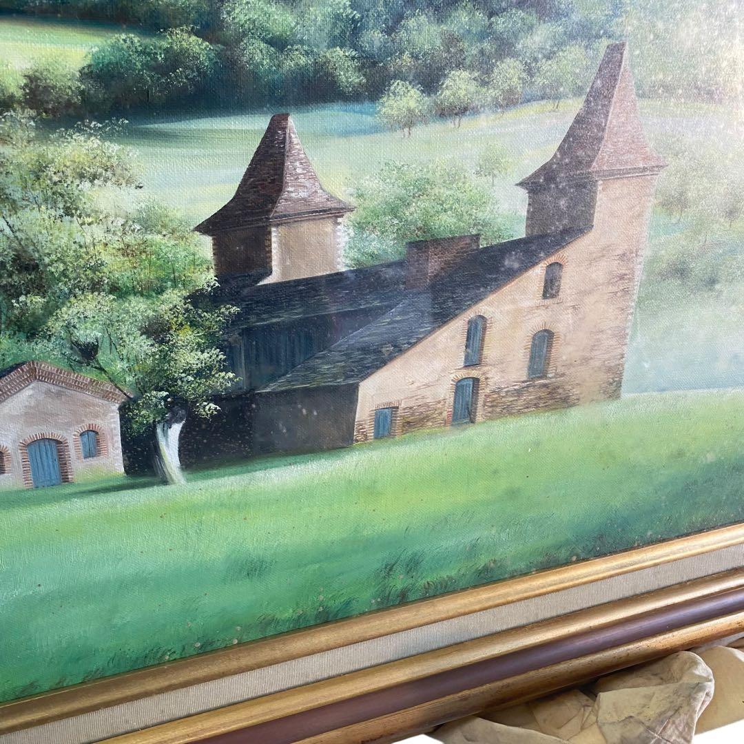 未使用保管品　Claude Feuiller フランス画家　絵画　　大判