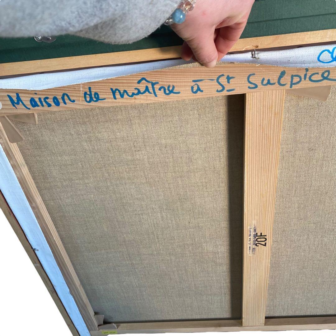 未使用保管品　Claude Feuiller フランス画家　絵画　　大判