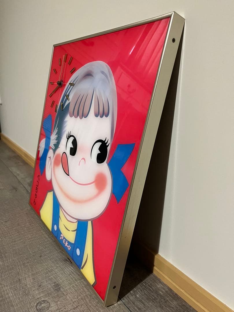 ペコちゃん 壁掛け時計