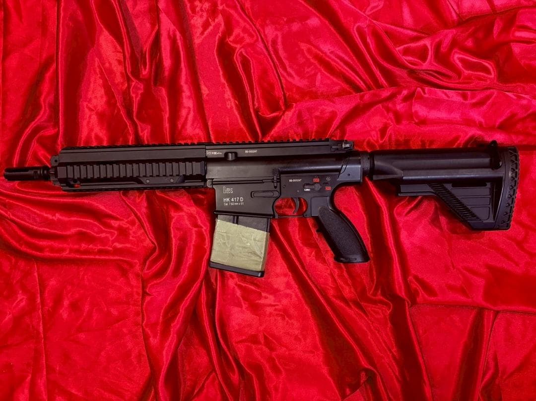 HK417D マルイ ショートハンドガード刻印追加 メカボックス整備 HK 417D ショートハンドガード刻印追加メカボックス整備