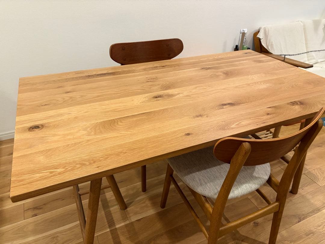 ダイニングテーブル AMOCC 小林幹也 ホワイトオーク 幅150cm 北欧家具