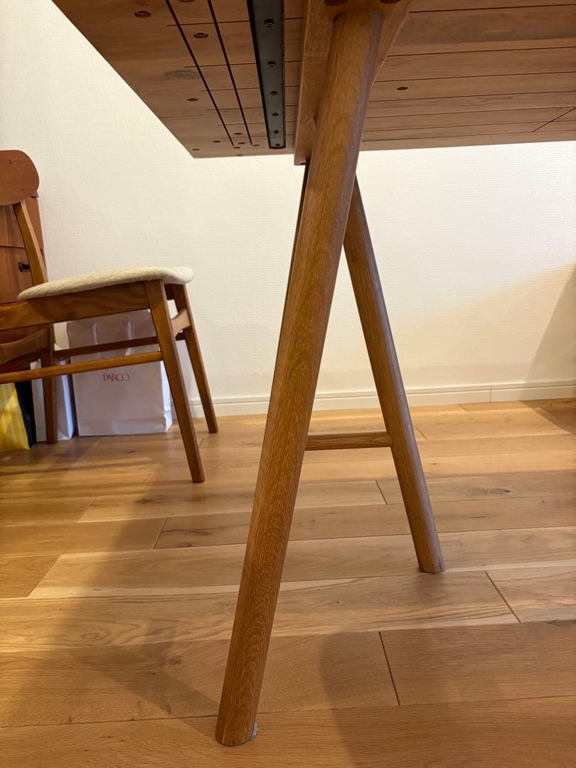 ダイニングテーブル AMOCC 小林幹也 ホワイトオーク 幅150cm 北欧家具