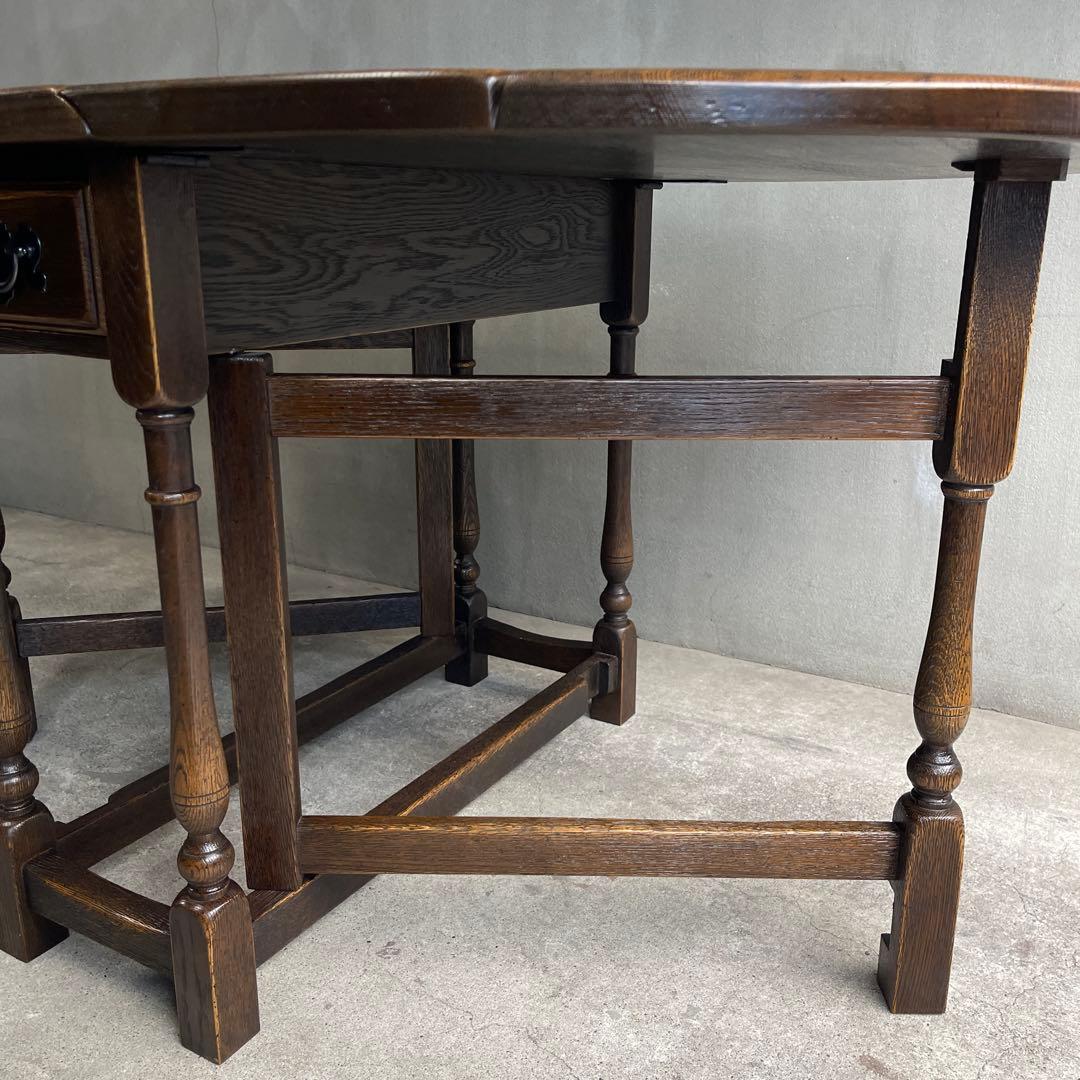 極美品 飛騨産業 PROVINCIAL プロヴィンシャル ゲートレッグテーブル