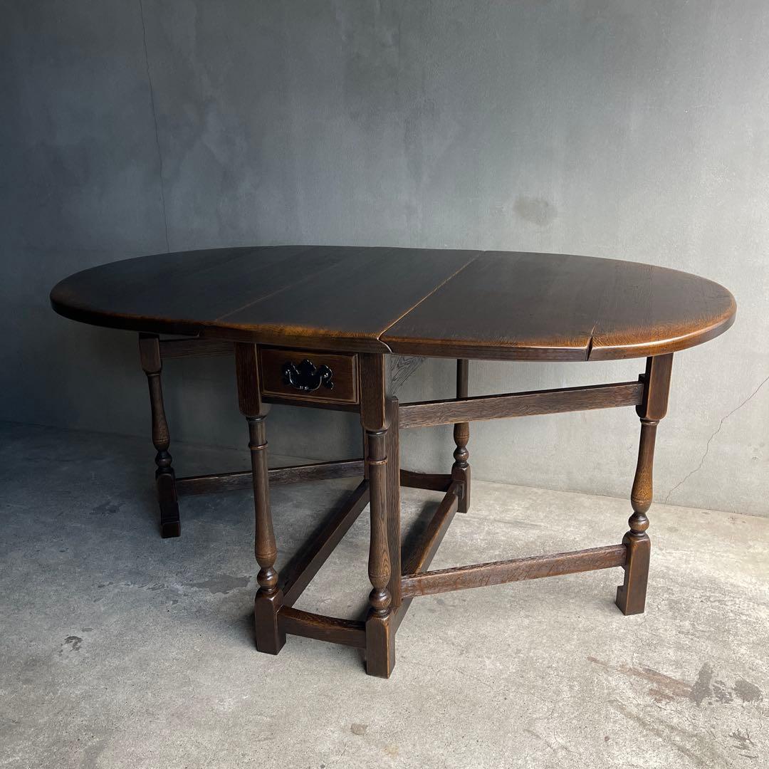 極美品 飛騨産業 PROVINCIAL プロヴィンシャル ゲートレッグテーブル