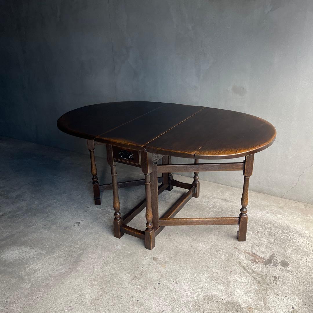 極美品 飛騨産業 PROVINCIAL プロヴィンシャル ゲートレッグテーブル