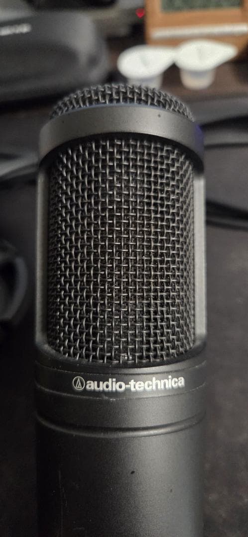 コンデンサーマイク AT2020 XLRケーブル ショックマウントセット