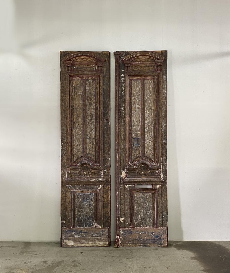 フランス アンティーク Double Door ドア テーブル チェア