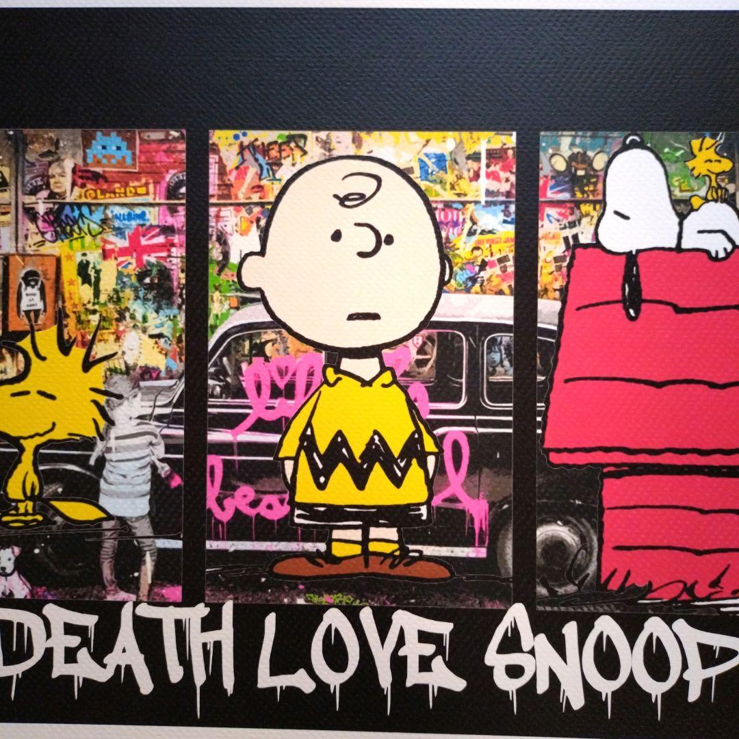 アートポスター DEATH NYC スヌーピー サックス 希少 A3サイズ 2025年