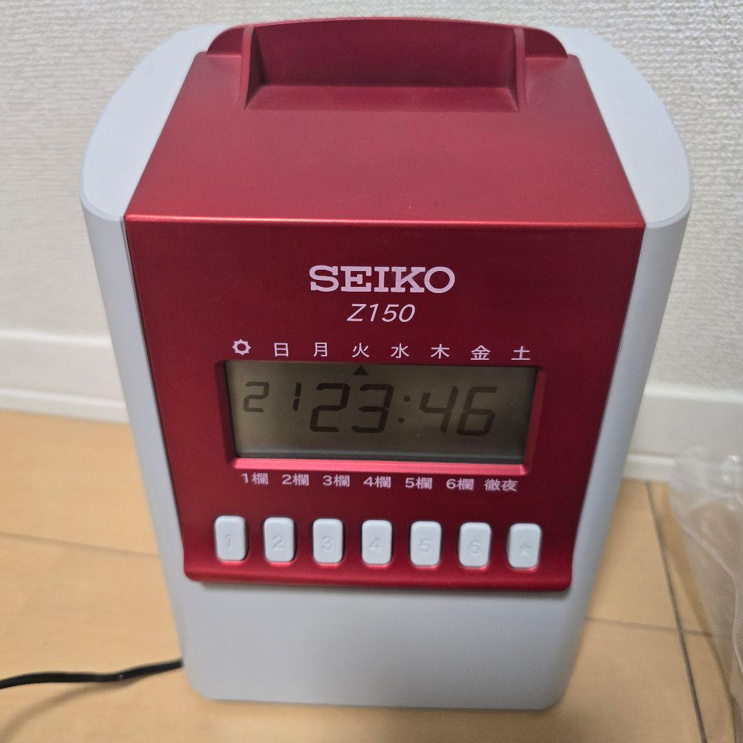 「美品」SEIKO Z150 デジタルタイマー 赤ほぼ新品です！