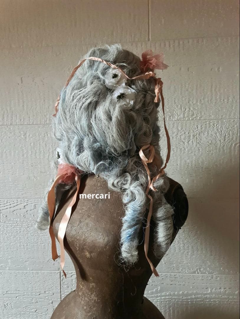 フランス アンティーク ヴィンテージ 希少 オペラ ロココ ウィッグ