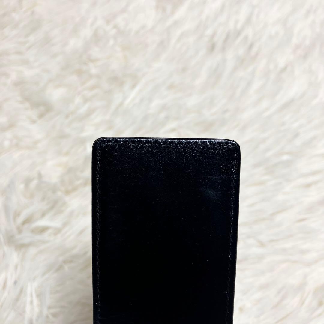 【美品】MONTBLANC モンブラン ペンケース レザーブラック 付属品付き