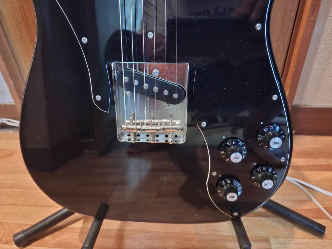 フェンダー テレキャスター カスタム MIJ 黒 セミハードケース付