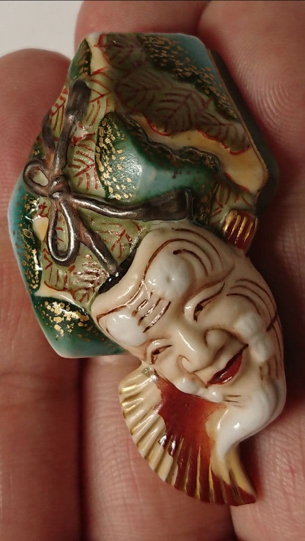 林伊平細密青粒鉄線唐絵文煎茶器揃え茶具九谷焼