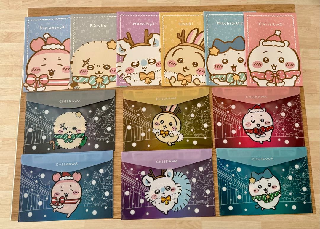 ちいかわ　セブンイレブン　セブンコラボ　クリアファイル　ノート　全種類　限定品 急げ！！】セブンイレブンでちいかわファイルとノートが貰える