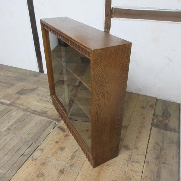 イギリス アンティーク 家具 ブックケース 本棚 書棚 ガラス 英国 6927d