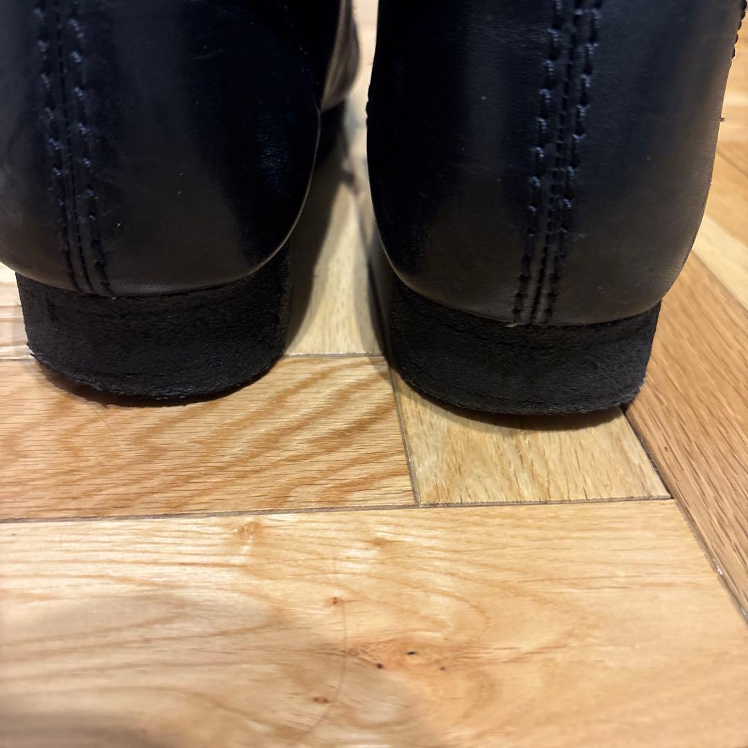 靴 Clarks / Wallabee Boot Leather BLACK