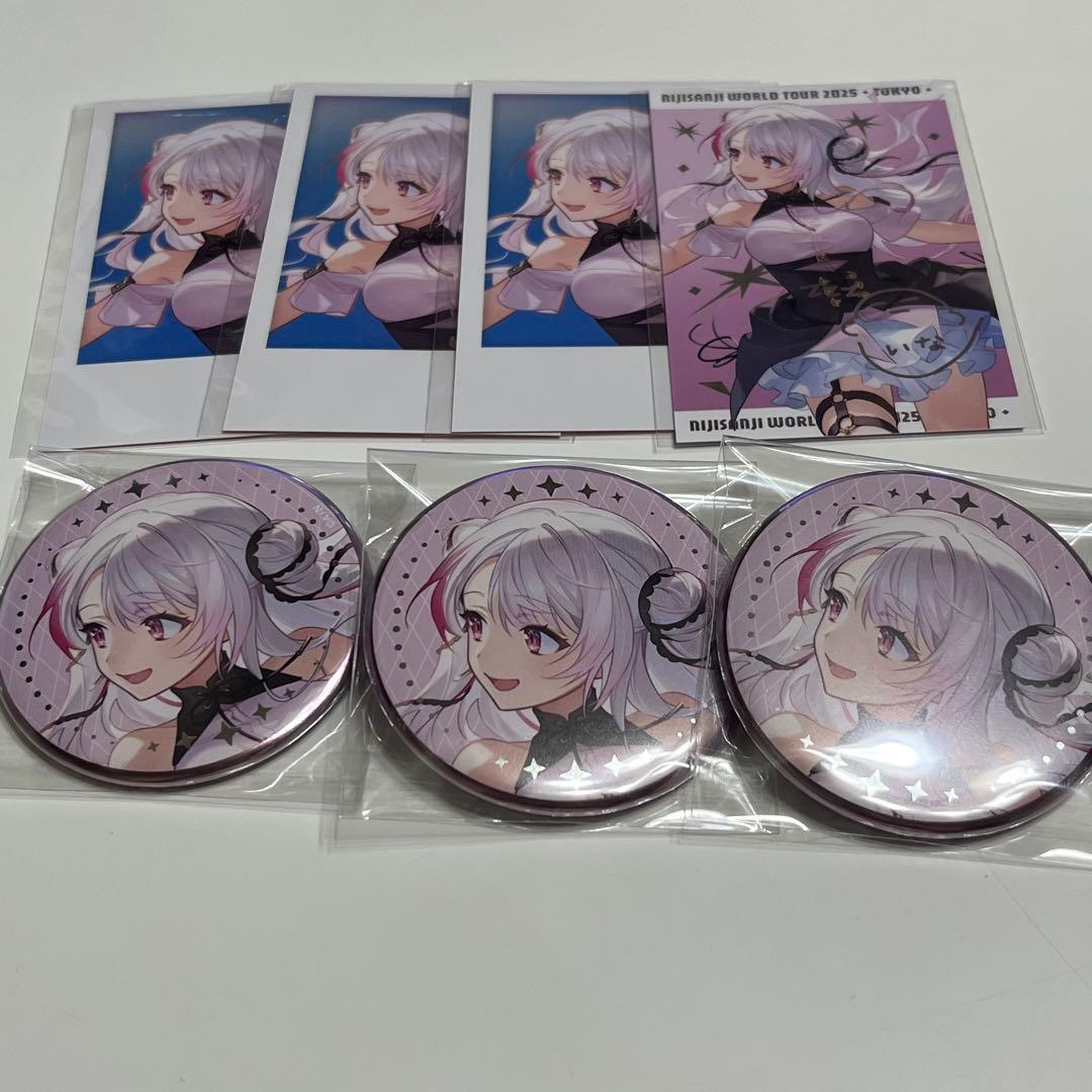 にじさんじ 椎名唯華 SitR 東京公演 チェキ風カード 缶バッジ - メルカリ