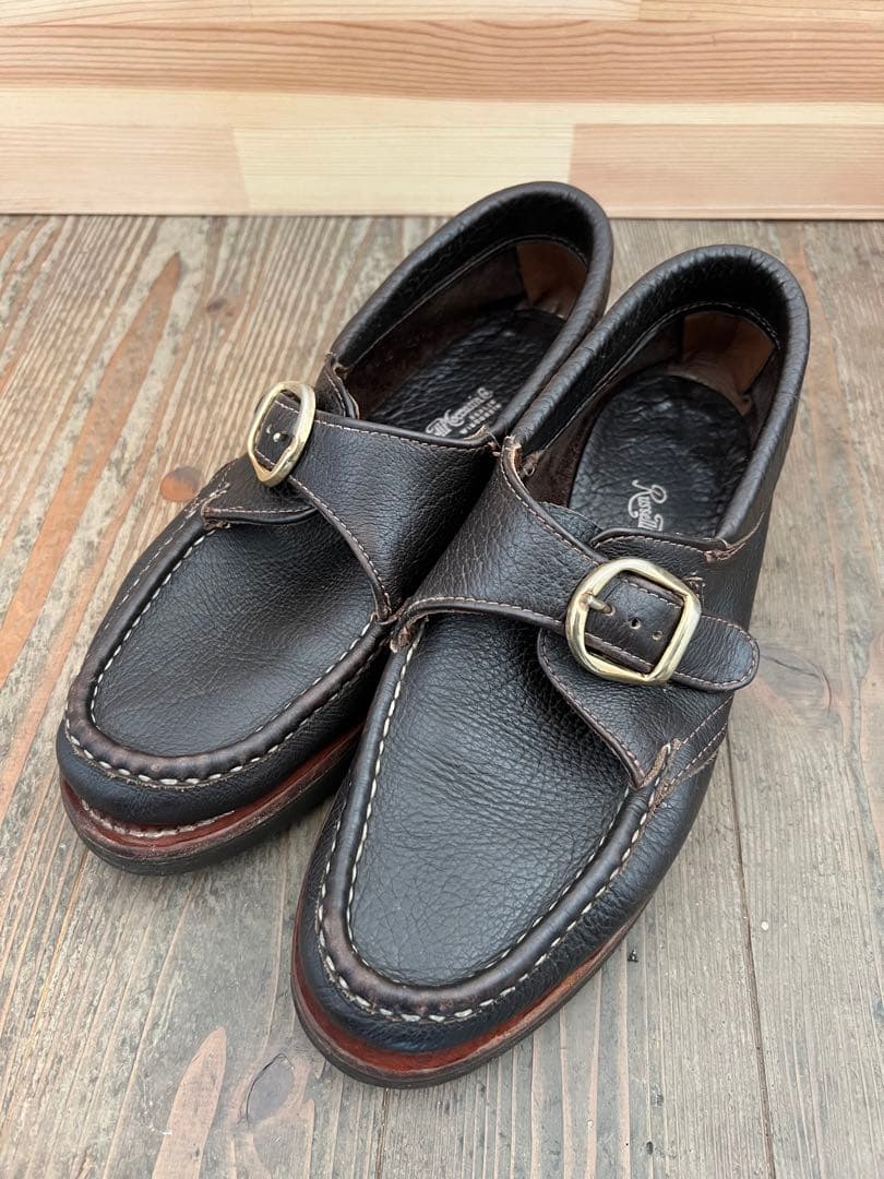 ラッセルモカシン モンクストラップ モカシン