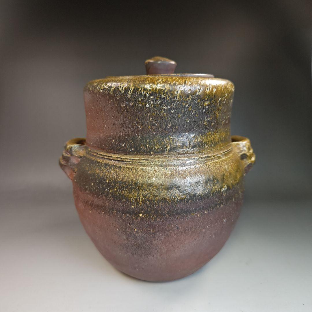 イ412 水指『備前焼 大平誠之助 水指 共箱』茶道具