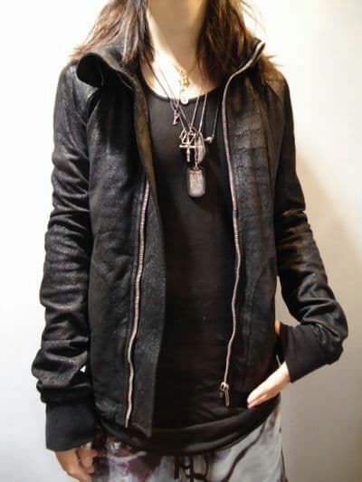 ☆リックオウエンスインターシャ☆レザーライダース