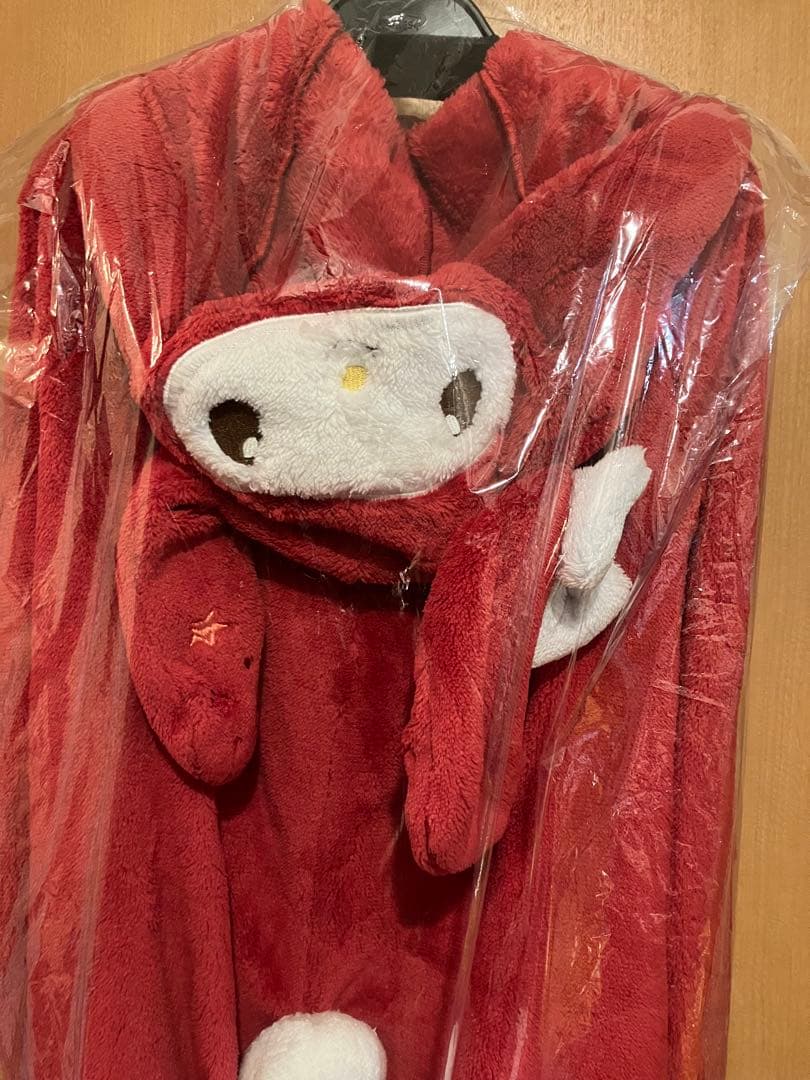 激レア未使用サンリオ　マイメロディ赤　なりきり着ぐるみパジャマ sanrio（サンリオ） 着ぐるみ 子供用 マイメロディ ハロウィン