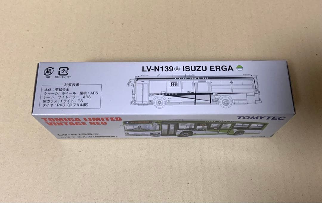 トミカ リミテッド ヴィンテージ ネオ　いすゞ エルガ (国際興業) 139a