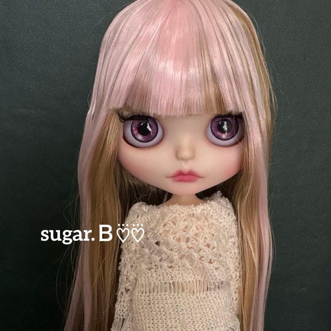 アイシードールカスタム❤︎ピンク×薄パープル❤︎