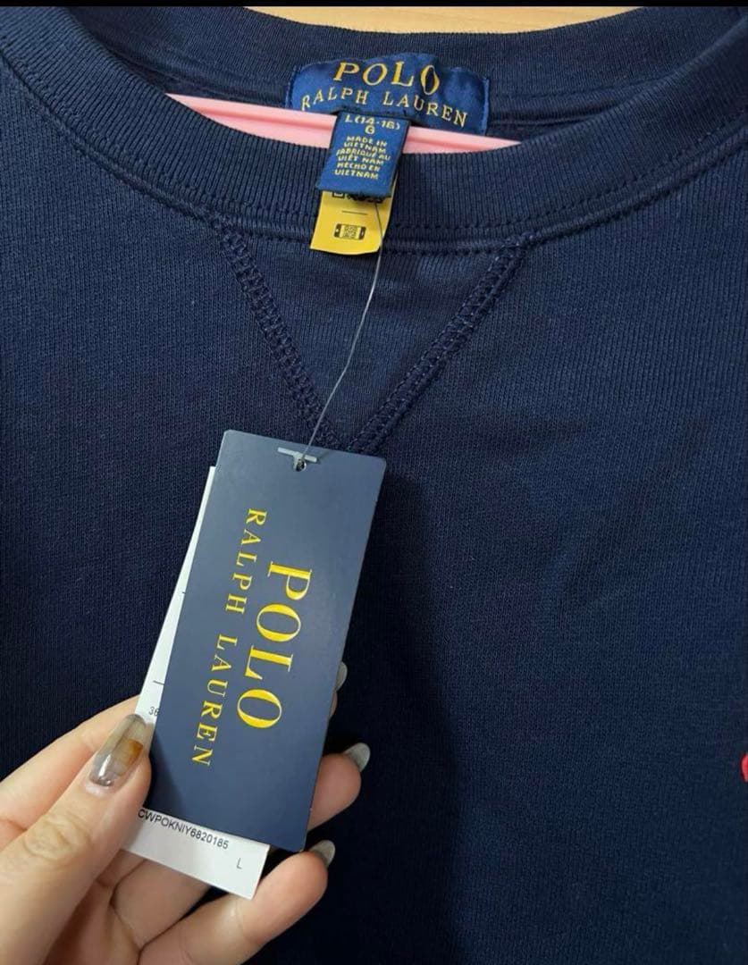 【新品】ラルフローレン　トレーナー　ネイビー　紺