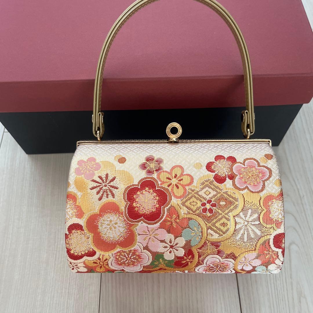 和風バッグと下駄のセット Lサイズ