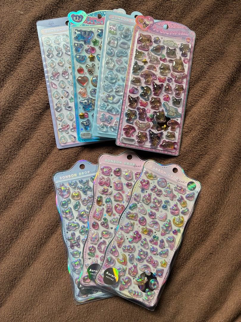 正規品　ボンボンドロップシール　タイルシール　おはじきシールなど