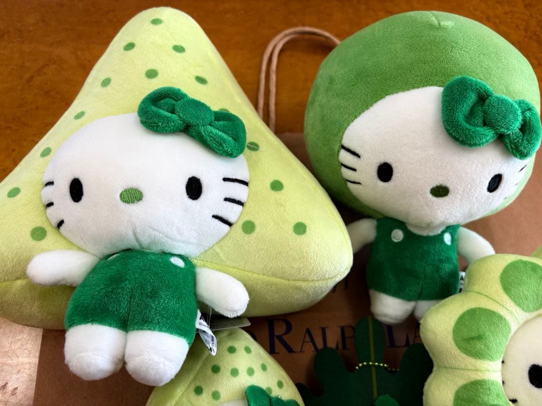 万博　日本館　Algae ハローキティ　ぬいぐるみ　5体セット　EXPO2025