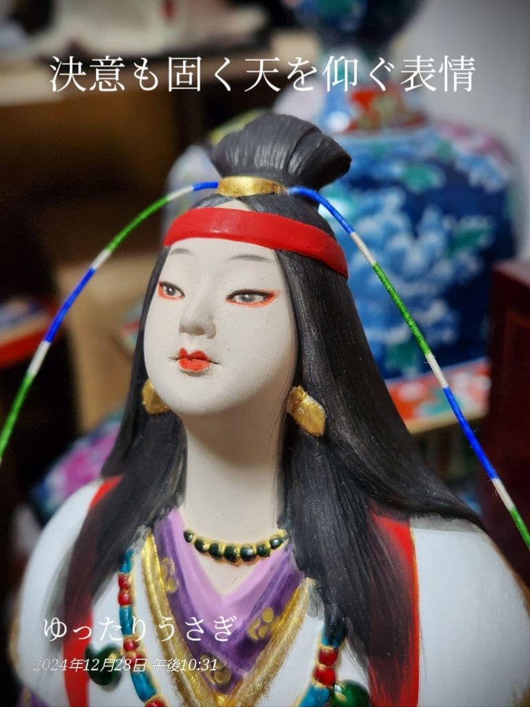 歳末価格 卓越技能保持者 無形文化財保持者 川崎幸子 作 博多人形