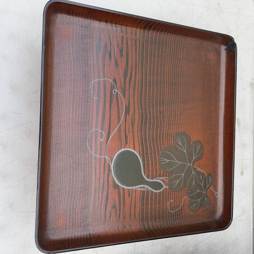 超高級、おもてなしにいかがですか？高台なお盆　漆器　脚付盆