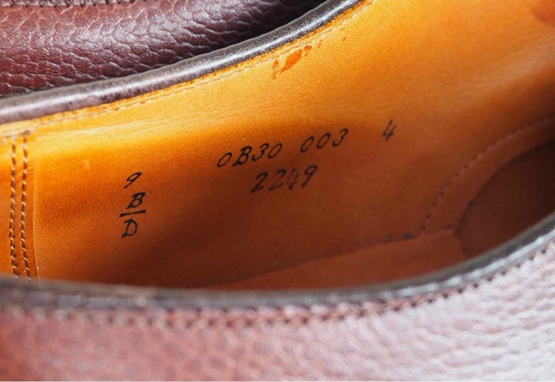 靴 Alden 2249 Norwegian Split Toe Blucher