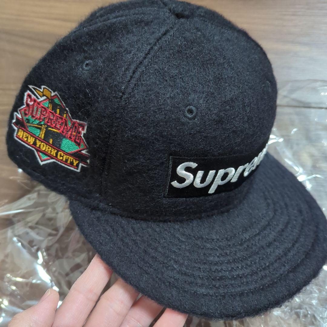 Supreme ベースボールキャップ 黒 7 1/4 13100687-a.jpg