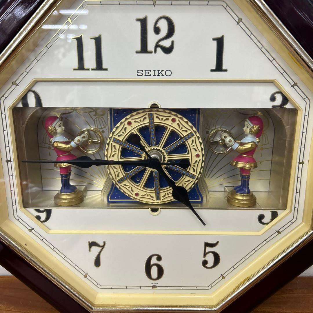 SEIKO セイコー からくり時計パペット Puppet アナログ掛時計 日本製