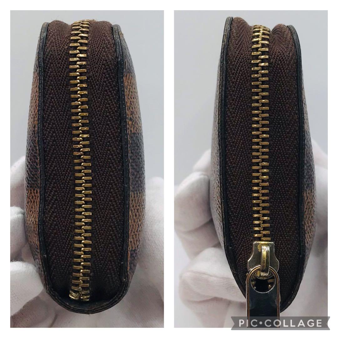 ルイヴィトン✨ダミエ エベヌ ジッピー パース 小銭入れ ケース 茶