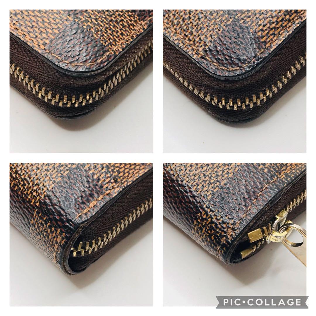 ルイヴィトン✨ダミエ エベヌ ジッピー パース 小銭入れ ケース 茶