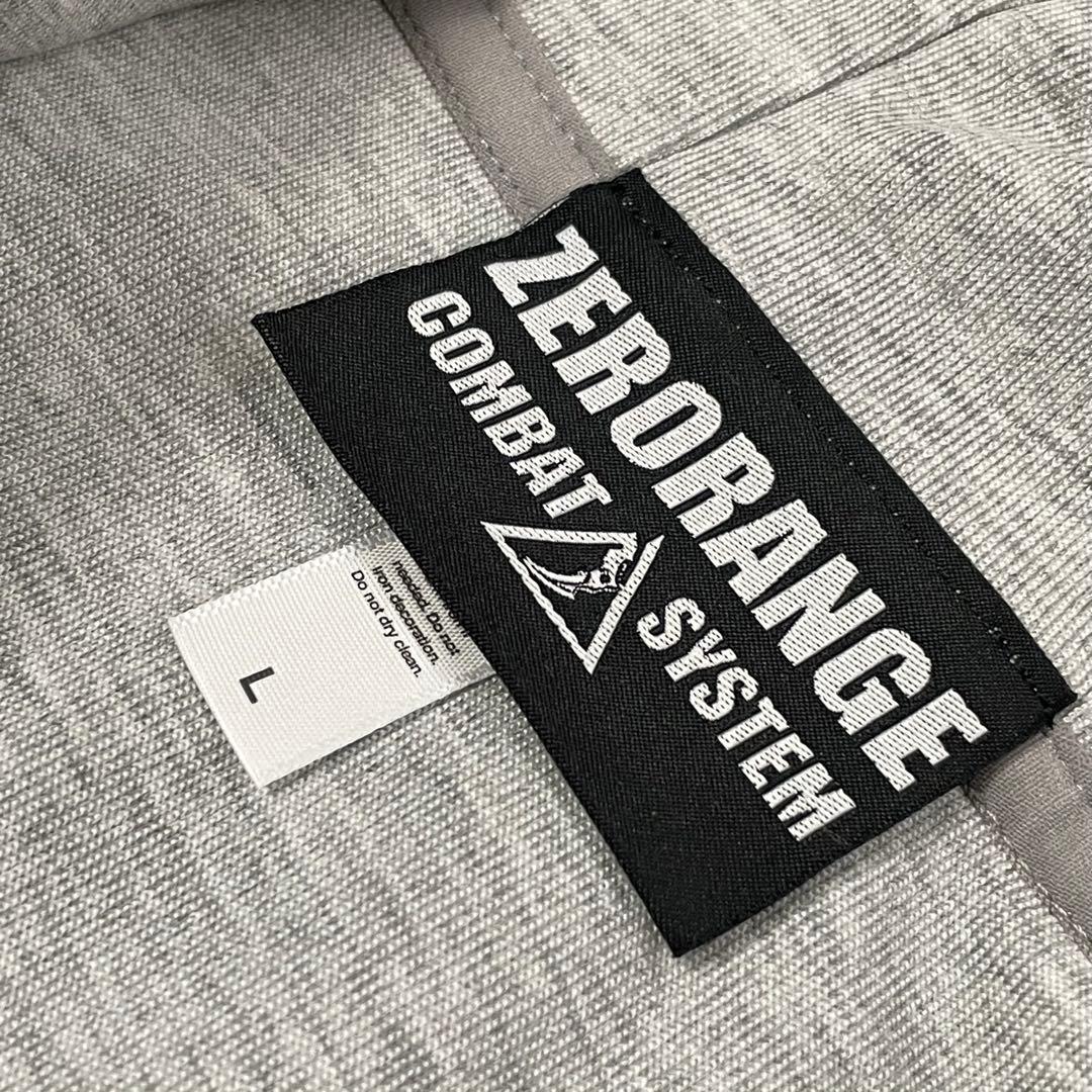 【完売品】零距離戦闘術 ドライ フルジップ フーディー パーカー 【グレー／L】