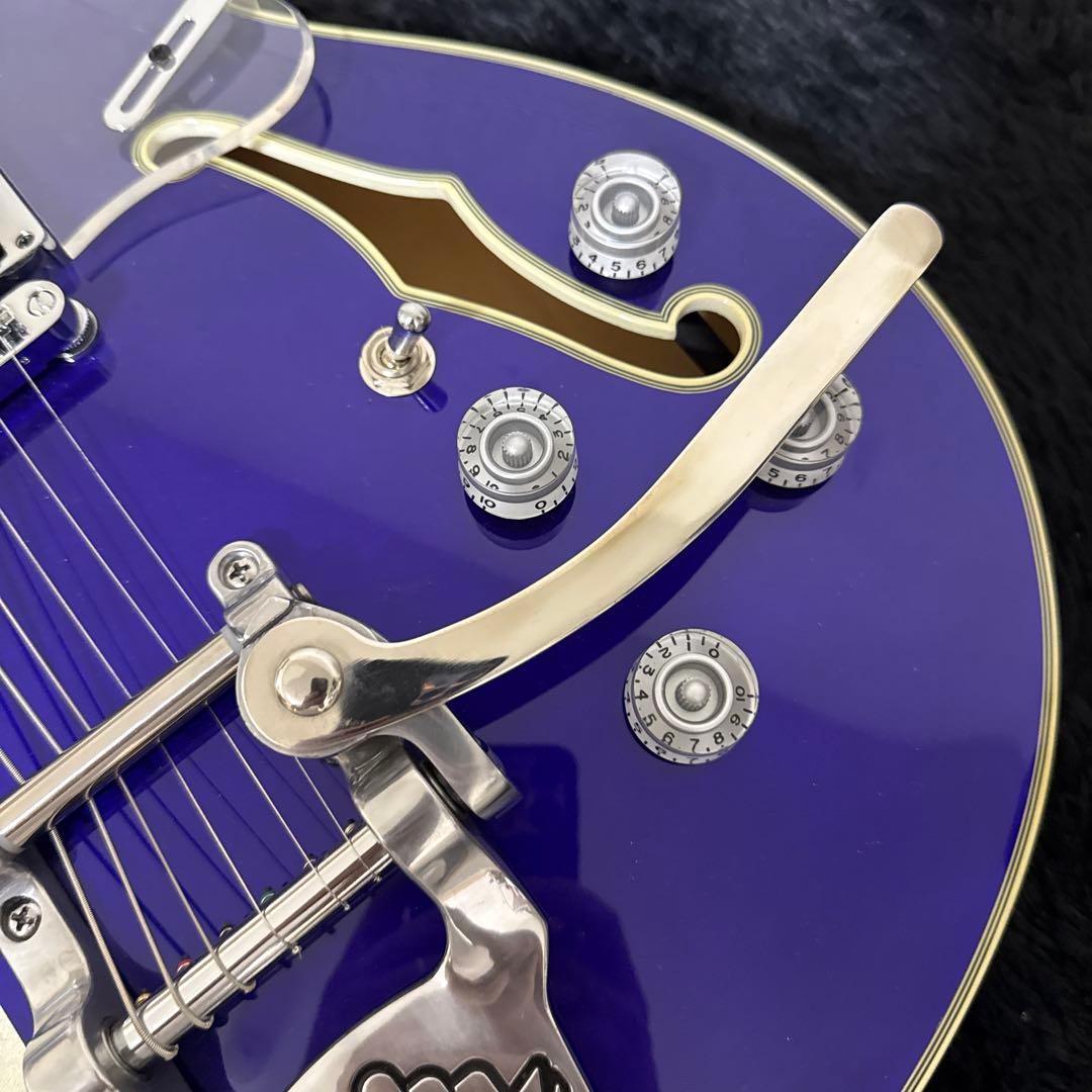 激レア banez ASR76T-PURPLE-12 セミアコ エレキギター 激レア！極上