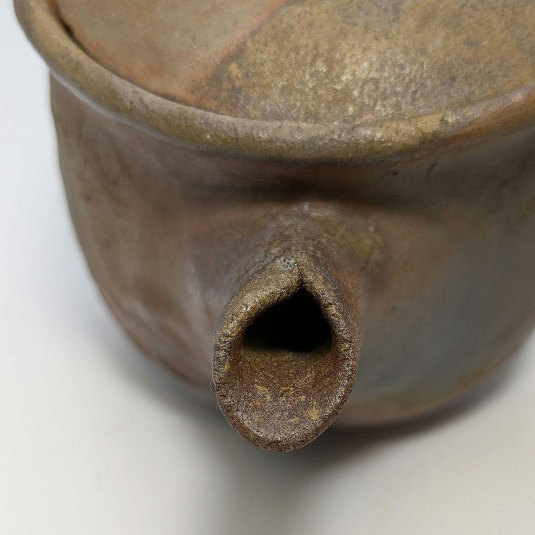 木村春芳 備前焼 手造急須 用心箱 貝摘み 煎茶器 煎茶道具 食器 た