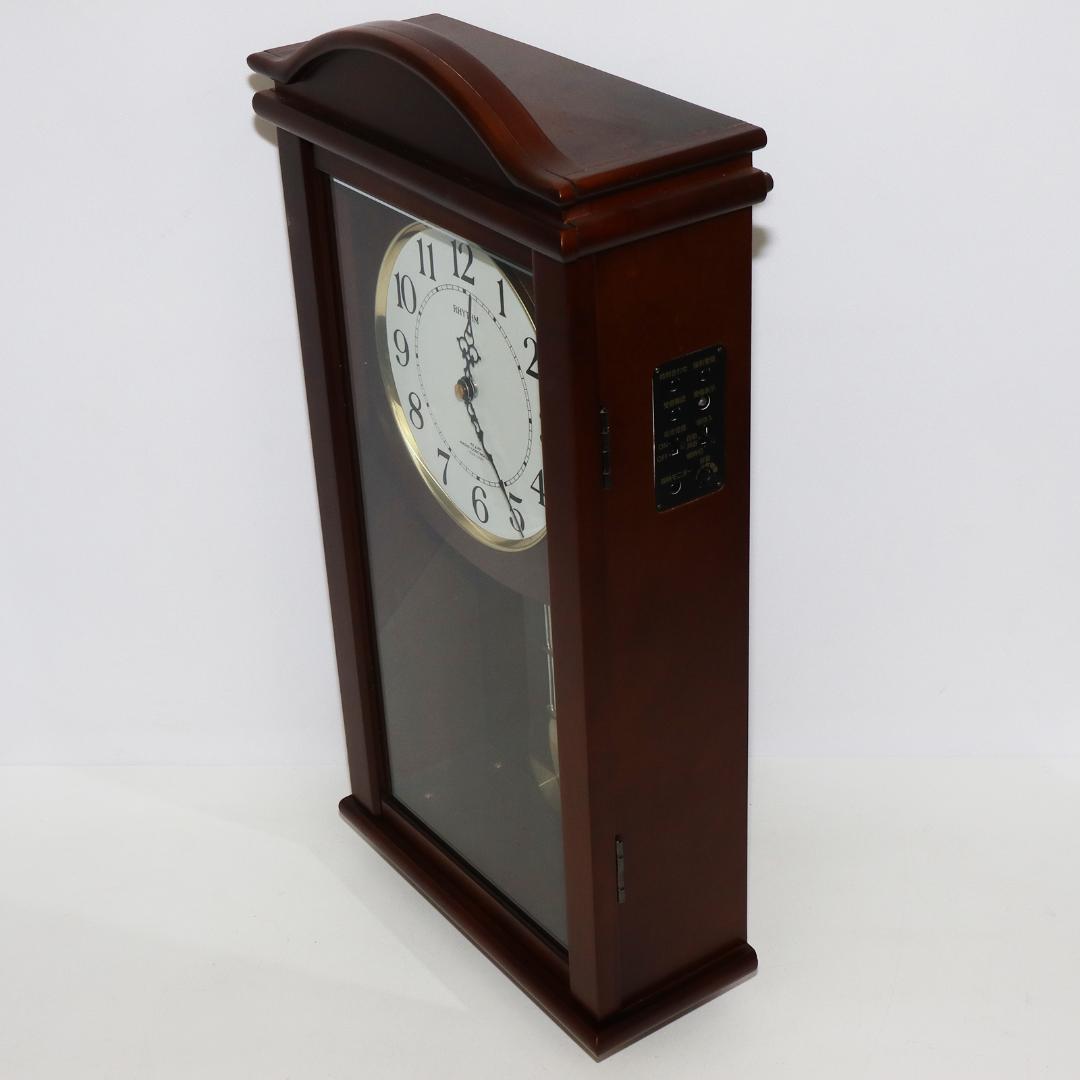 電波振り子時計 セントルイスF　4MNA05-006 シチズン リズム時計