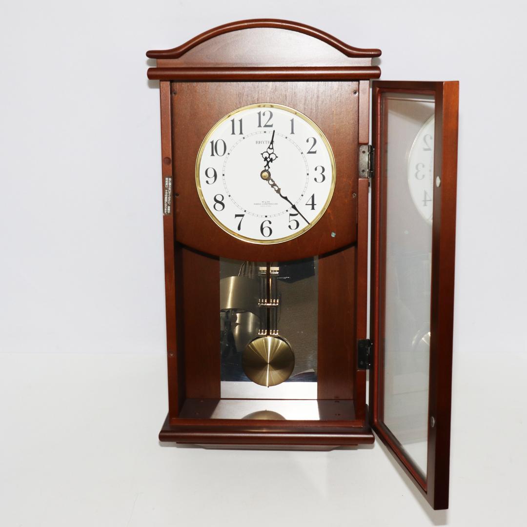 電波振り子時計 セントルイスF　4MNA05-006 シチズン リズム時計